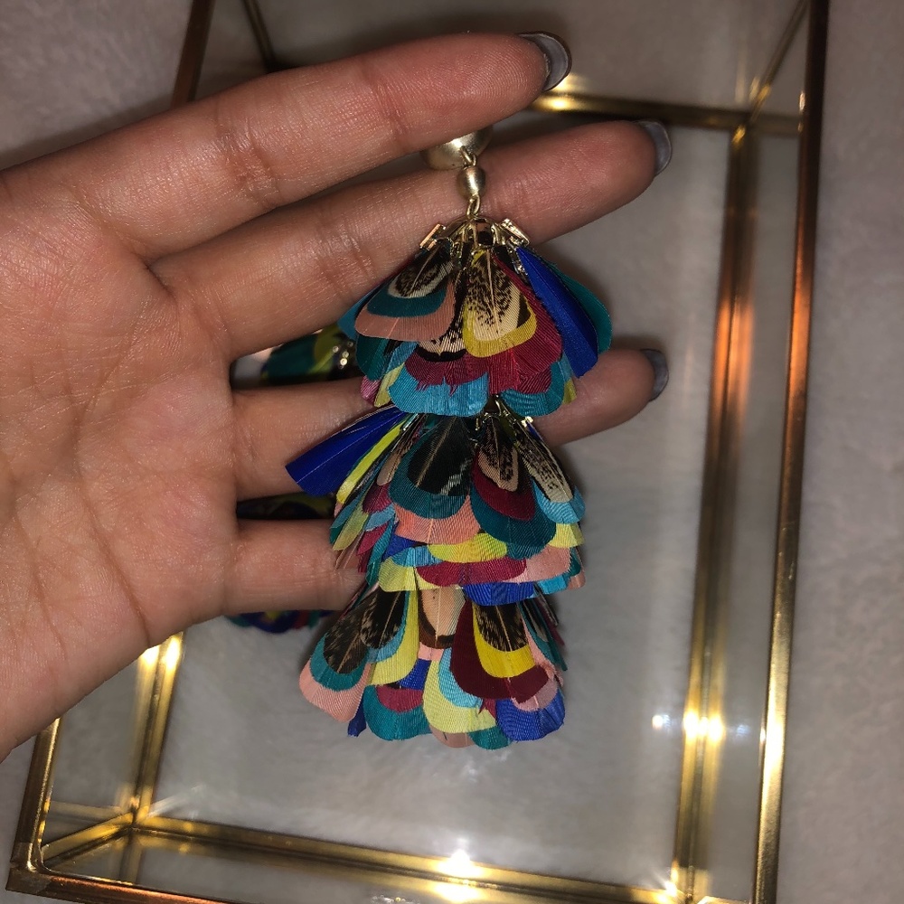 Kendra Scott - Multicolor Feather Lenni Earrings